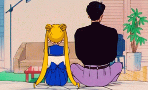 soulmate lovers sitting on a couch